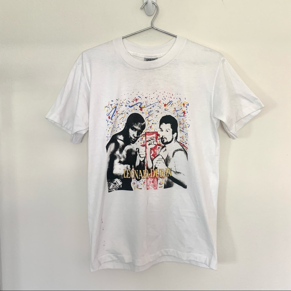 VTG Leonard VS Duran III Uno Mas Tee Single Stitch - Picture 2 of 12